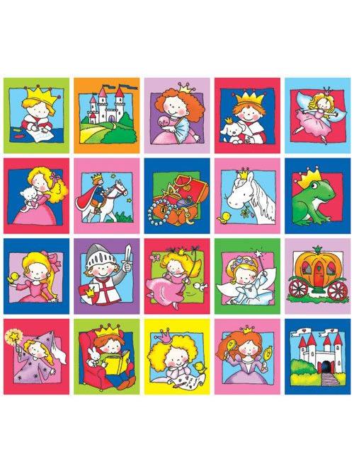Door Activeren woordenboek Stickers serie 73 - Prinsen en prinsessen - Baaslevert.