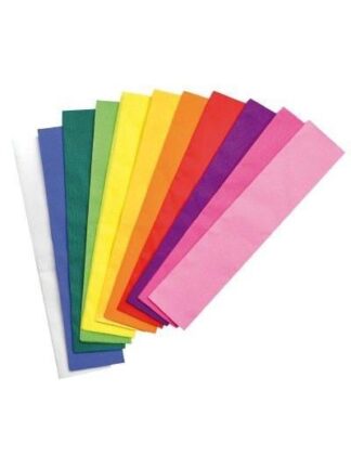 10 kleuren crepepapier