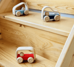 houten speelgoedauto