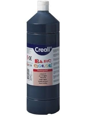 Creall Color Plakkaatverf 1000 ml Zwart 20