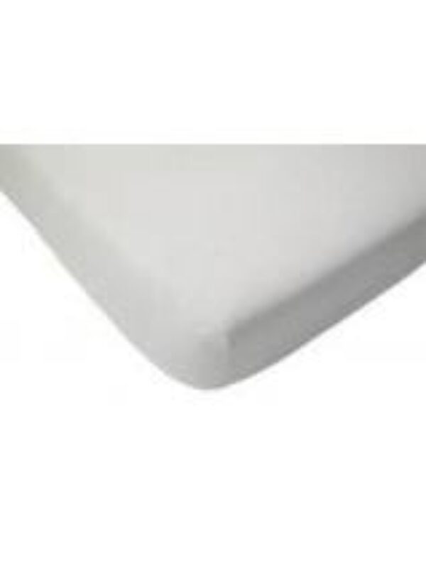 Hoeslaken Ledikant 60 x 120 cm Jersey – Wit