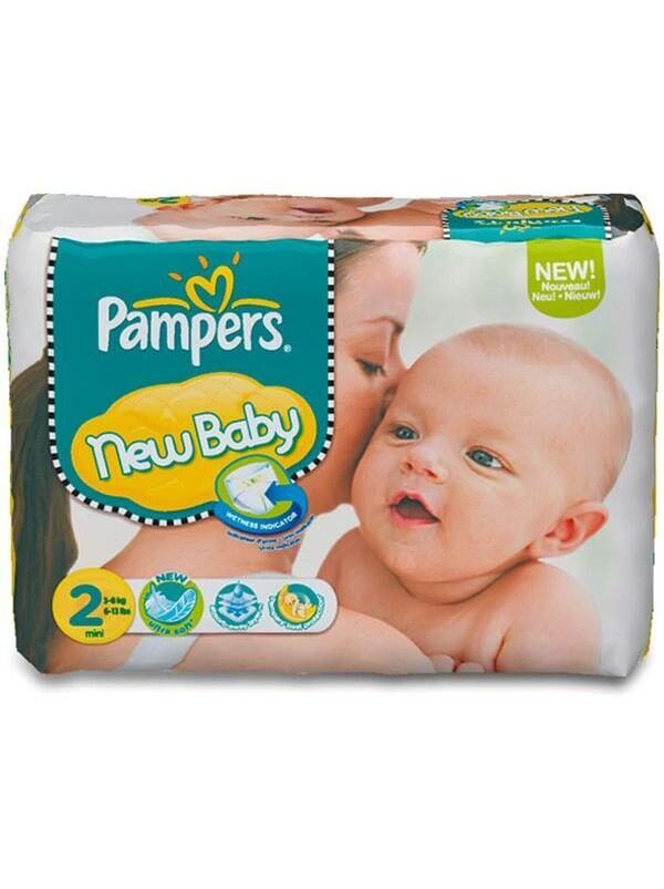 Pampers New Baby maat 2 – 68 luiers 3 tot 6 kg