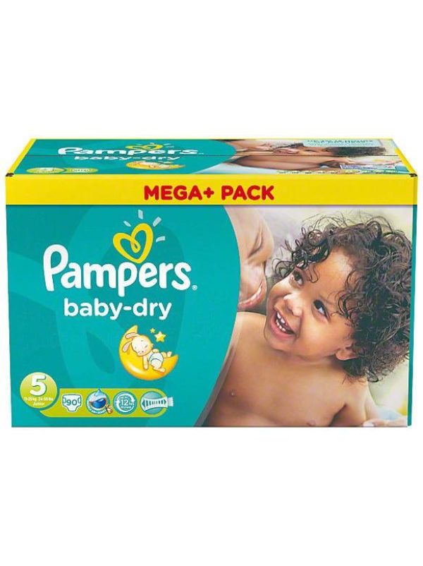 Pampers Baby Dry Maat 5 Maandbox 174 Luiers foto 1
