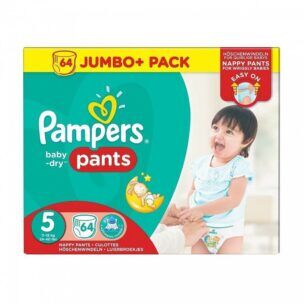 Pampers Baby Dry luierbroekjes maat 5 64 luiers