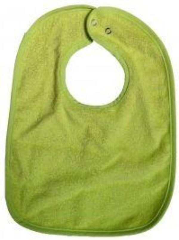 Slabbetje met Drukknoop Lime Groen