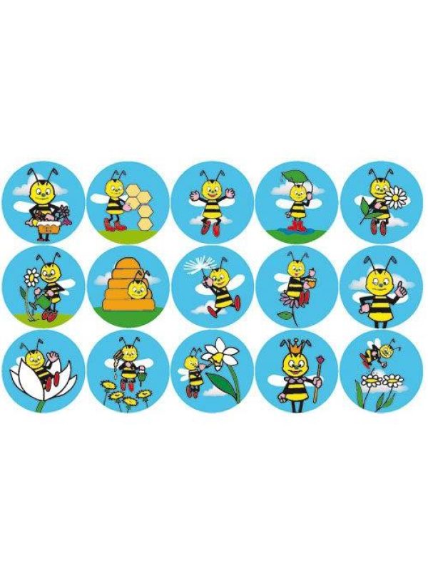 Stickers serie 6 – Bijen foto 1