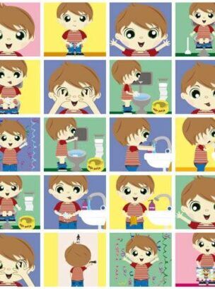 Stickers serie 159 – Zindelijkheid