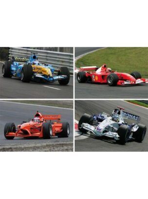 Ansichtkaarten serie 3123 – race autos