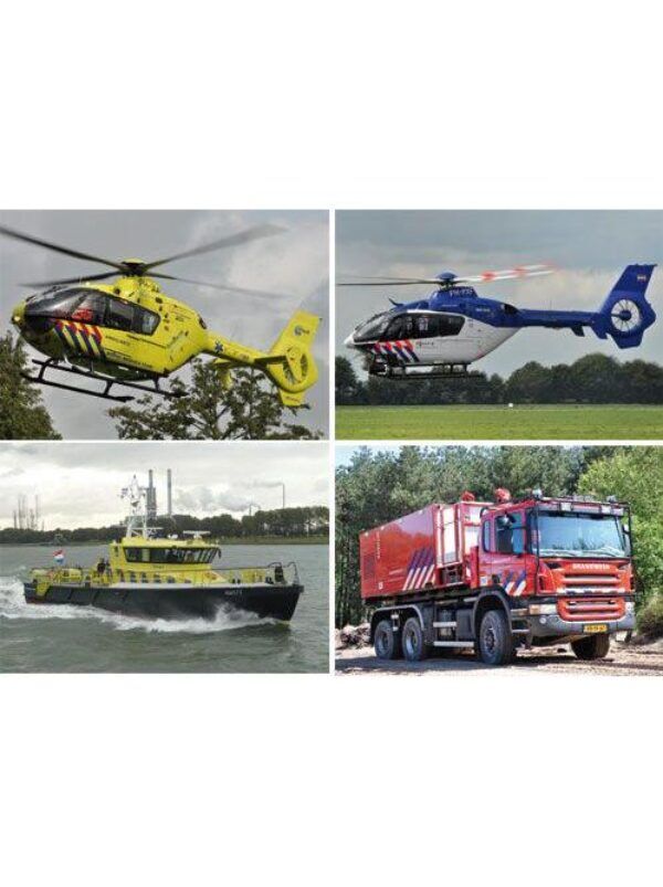 Ansichtkaarten serie 3144 – hulpdiensten