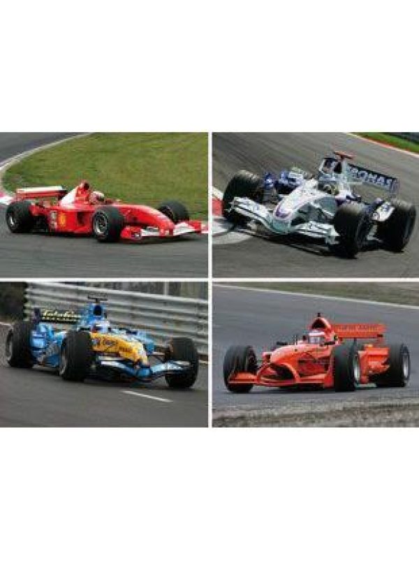 Reuze wenskaart serie 12028 – race autos foto 1