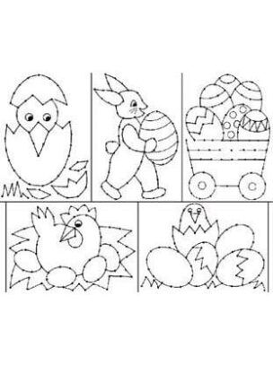 Borduurkaarten serie 690 – pasen