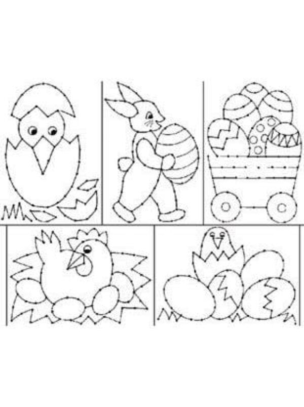 Borduurkaarten serie 690 – pasen