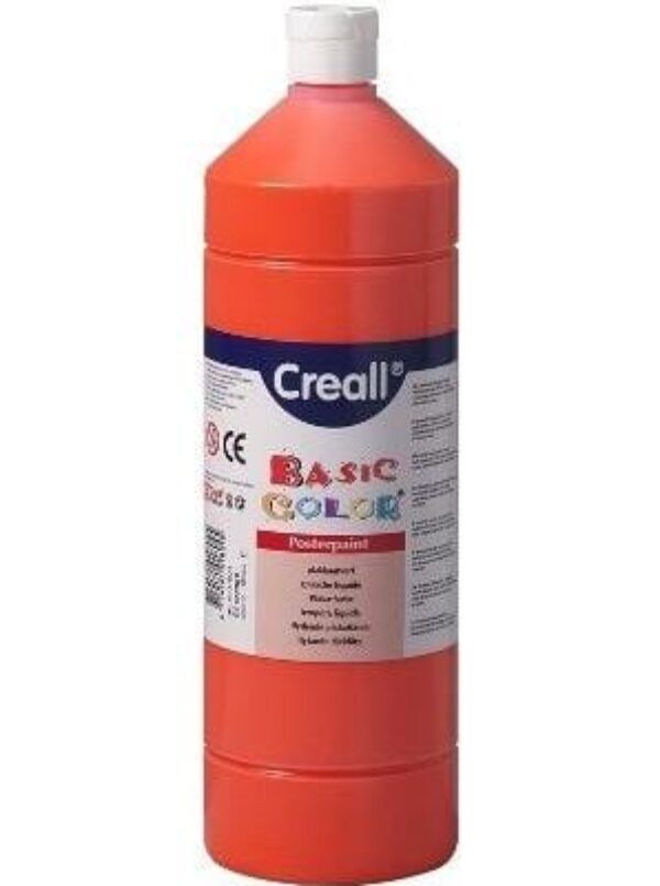 Creall color plakkaatverf 1000 ml oranje 04