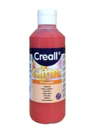 Creall glitterverf 250 ml 05 rood