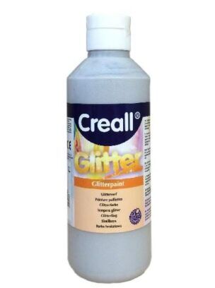 Creall glitterverf 250 ml 20 zilver