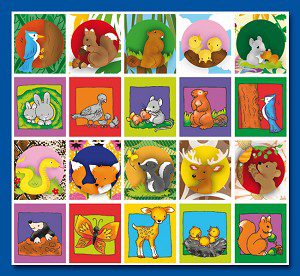 Stickers serie 109 - Bos dieren