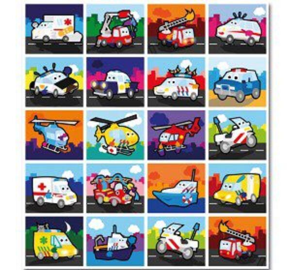 Stickers serie 39 – Hulpdiensten