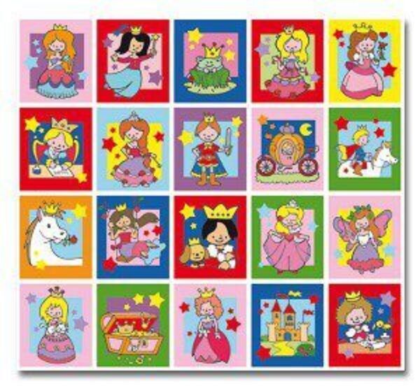 Stickers serie 73 – Prinsen en prinsessen