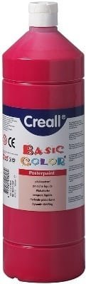 Creall color plakkaatverf 1000 ml - 06 donkerrood