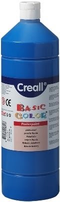 Creall Basic color plakkaatverf 1000 ml - 11 donkerblauw