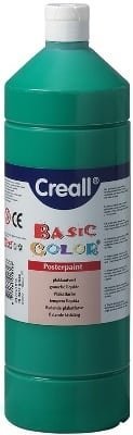 Creall Basic color plakkaatverf 1000 ml - 16 donkergroen