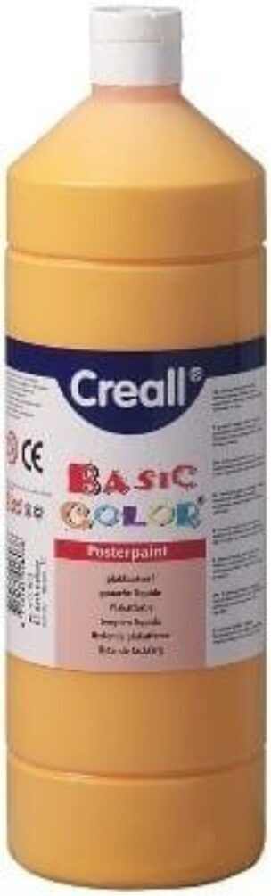 Creall color plakkaatverf 1000 ml 03 donkergeel foto 2