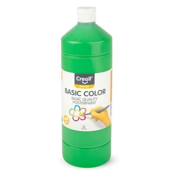 Creall Basic color plakkaatverf 1000 ml – 15 groen