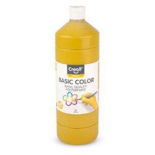 Creall Basic color plakkaatverf 1000 ml – 17 oker