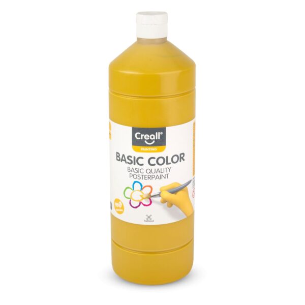 Creall Basic color plakkaatverf 1000 ml – 17 oker foto 1