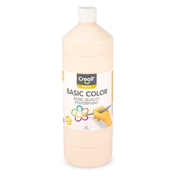 Creall Basic color plakkaatverf 1000 ml huidskleur 24