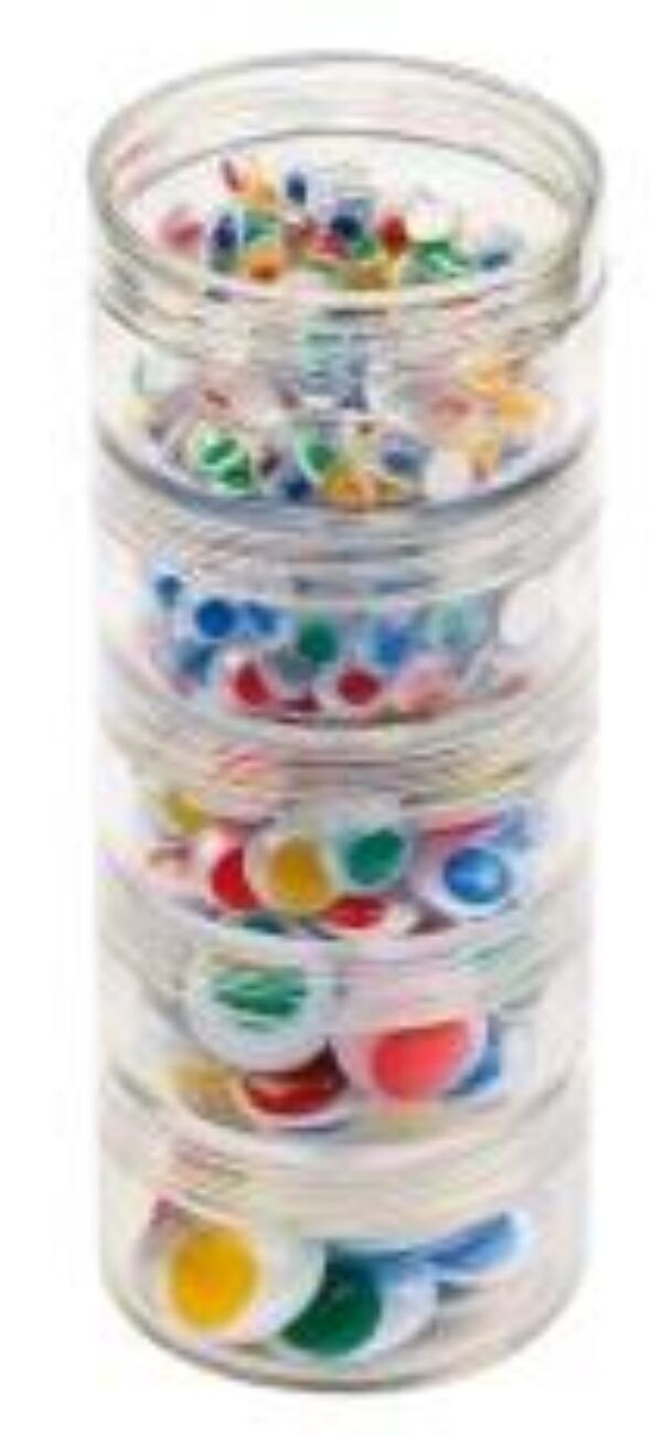 Zelfklevende wiebelogen, 250 stuks