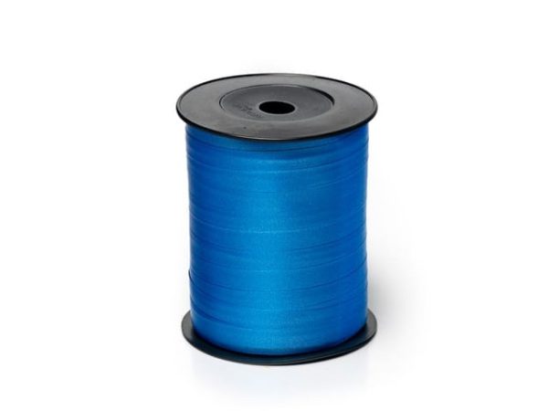 Cadeaulint – Krullint Kobaltblauw 10 mm x 250 meter foto 1