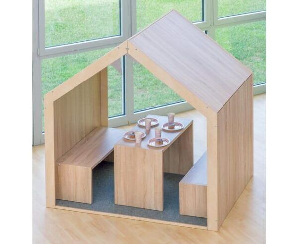 EduCasa Speelhuis XXL eiken 170 x 174 x 124 cm