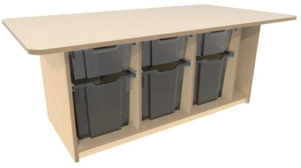 Bouwtafel enkelzijdig 150 x 80 x 59 cm – Berken