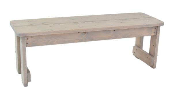 Groepsbank Amsterdam Steigerhout hoog 130 x 30 x 45 cm