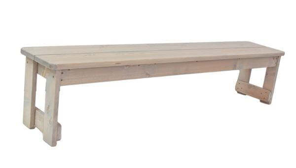 Groepsbank Amsterdam Steigerhout hoog 170 x 30 x 45 cm