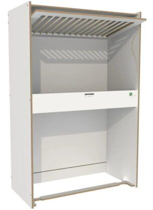 Hoogslaper Basic-line met kantelhek 124 x 64 x 188 cm – Wit foto 2