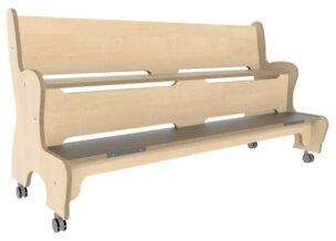 Hoogzit Ergobank 155 cm – Berken