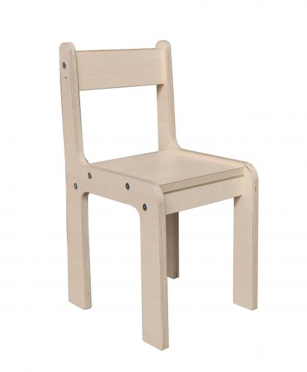 Keukenhof stoel BSO zithoogte 35 cm – Berken foto 1