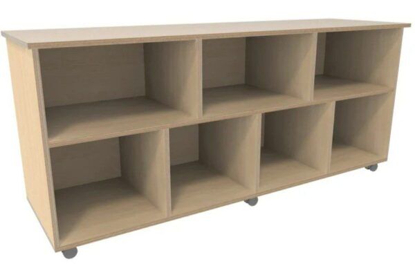 Vakkenkast verrijdbaar – Berken