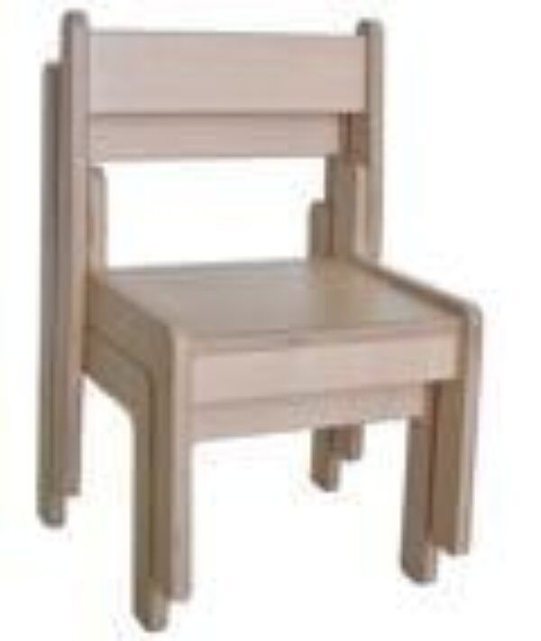 Keukenhof peuter stapelstoel zithoogte 28 cm – Berken