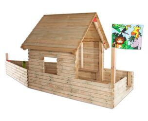 Houten Speeltoestel Boot foto 2