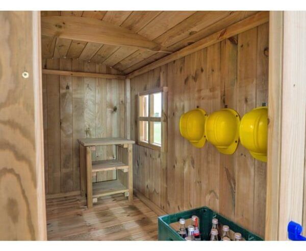 Houten Bouwwagen- trailer 186 x 118 x 198 cm