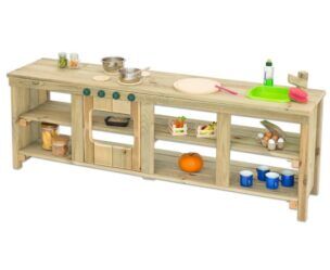 Buitenkeuken hout 165 x 55 x 37 cm