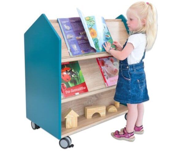 EduCasa bibliotheekwagen petrol