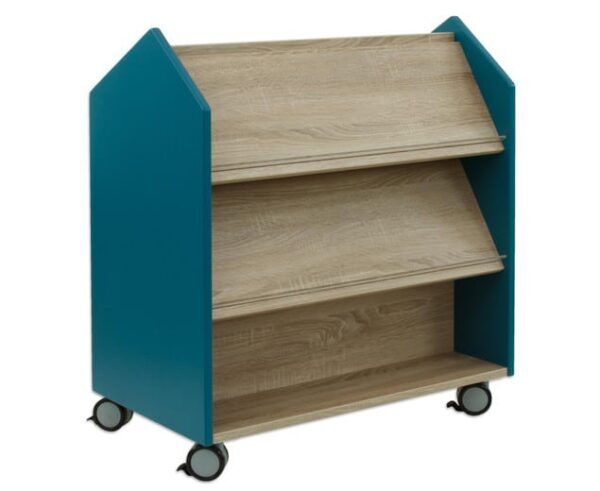 EduCasa bibliotheekwagen petrol