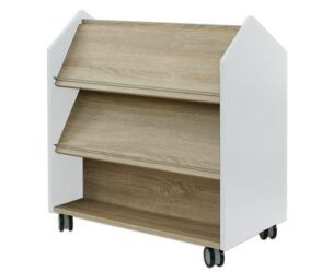EduCasa bibliotheekwagen wit