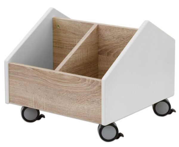 EduCasa boekenwagen klein, wit