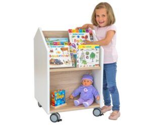 EduCasa boekenwagen groot, lime foto 2