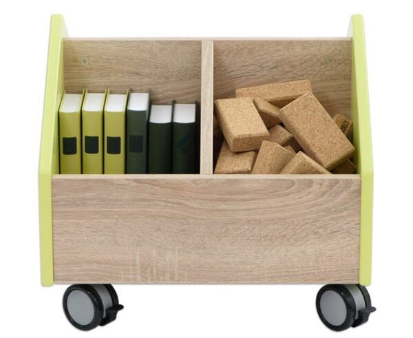 EduCasa boekenwagen klein, wit
